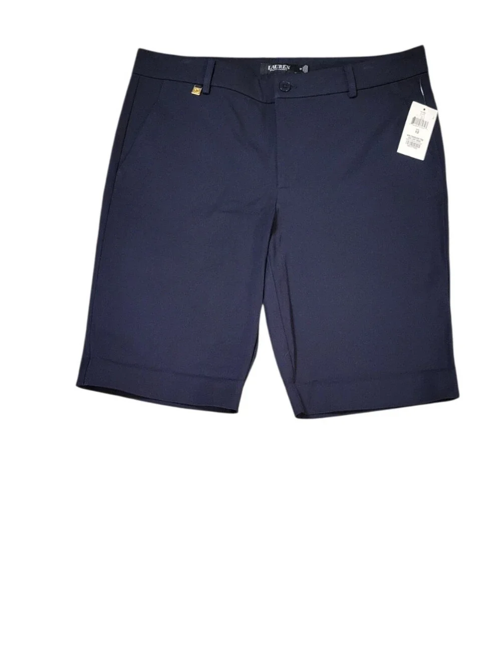 Lauren Ralph Lauren Navy Blue Chino Shorts